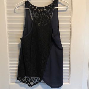 Patterson J. Kincaid Tops - Black and blue silk tank Patterson J. Kincaid Tops - Black and blue silk tank